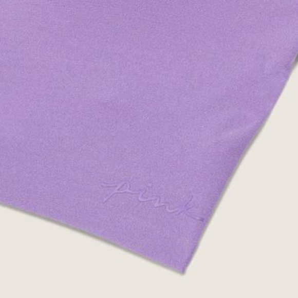 NWOT Vs Pink Loungin Wireless Push up Bra Chalk Voilet Sz XXL - Picture 5 of 7